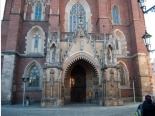 Wrocław: Wejście do Archikatedry św. Jana Chrzciciela.
