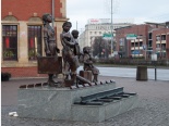 Malborski najazd na Gdańsk: Pomnik wypędzonych.