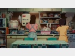 Szept Serca (Mimi wo Sumaseba): Siostry przy pracy. Ciekawe co smacznego gotują?